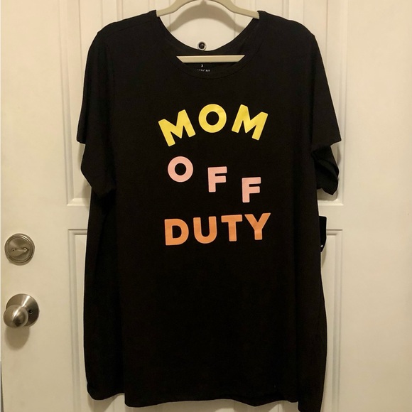 TORRID MOM OFF DITY GRAPHIC TOP TORRID SIZE 3 3X WOMEN PLUS NWT - Picture 1 of 4